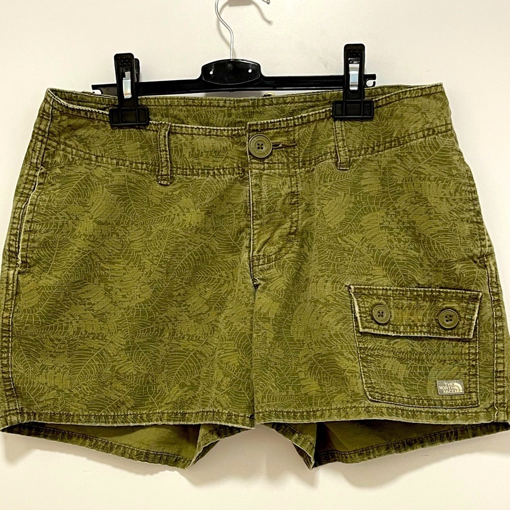 The North Face army green Jean shorts size 8